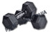 Гантели шестигранные Rubber Hexagon Dumbbell. Цена за 1 кг