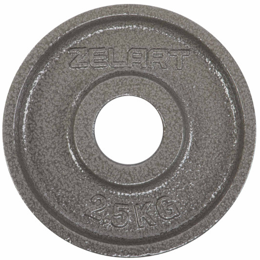 Диски стальные окрашены Zelart TA-7792 52 мм 1.25-2.5-5-10-15-20 кг