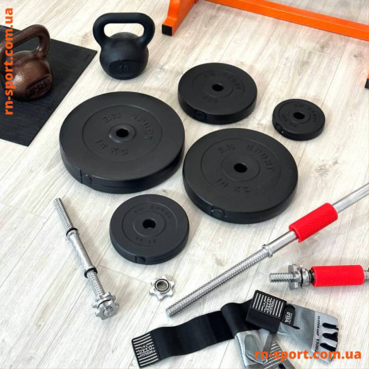 20 кг (2х10) набор дисков с ABS защитным покрытием RN-Sport (31 мм)