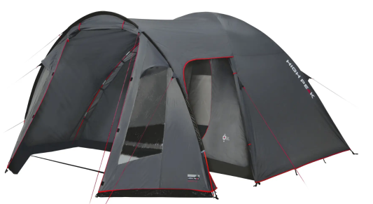 Намет High Peak Tessin 4 Dark Grey/Red