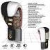 Боксерські рукавиці RDX Leather Black White 12 ун