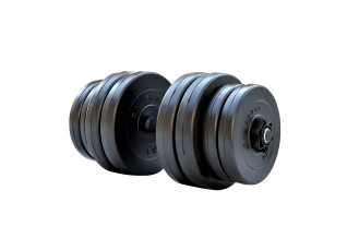 Гантель StrongMan на 31 кг от RN-Sport + расширитель грифа