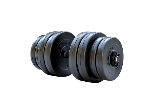 Гантель StrongMan на 31 кг от RN-Sport + расширитель грифа