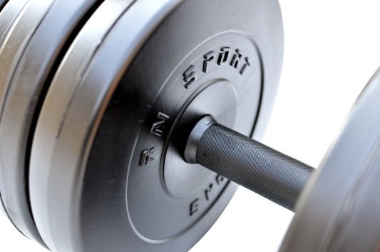 Гантель StrongMan на 31 кг от RN-Sport + расширитель грифа