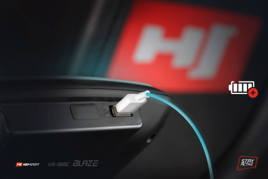 Орбитрек Hop-Sport HS-060C Blaze синий iConsole+ мат (2020)