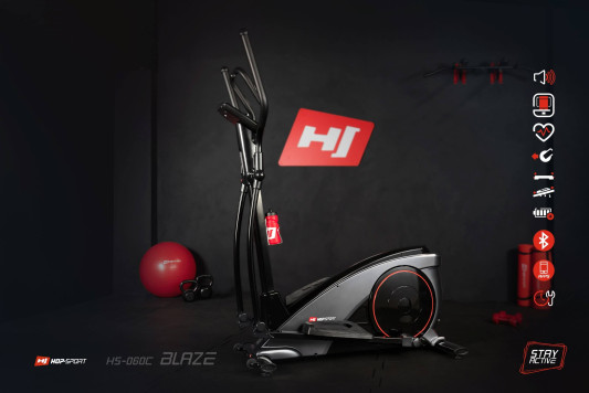 Орбитрек Hop-Sport HS-060C Blaze синий iConsole+ мат (2020)