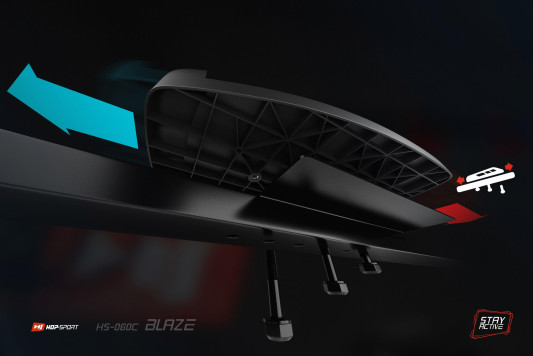 Орбитрек Hop-Sport HS-060C Blaze синий iConsole+ мат (2020)
