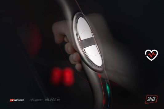 Орбитрек Hop-Sport HS-060C Blaze синий iConsole+ мат (2020)