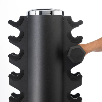 Гантельний ряд Fit-On Hex Stand S 1-10 кг (110кг)