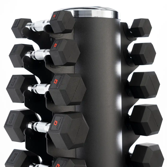 Гантельний ряд Fit-On Hex Stand S 1-10 кг (110кг)