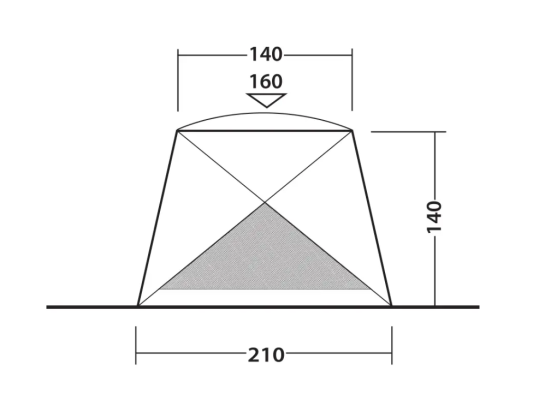 Намет пляжний Outwell Beach Shelter Compton Blue