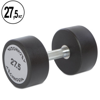 Гантель цельная профессиональная TECHNOGYM TG-1834-27_5 1х27.5 кг