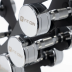 Гантельний ряд Fit-On Chrome Stand X 1-10 кг (110кг)