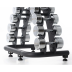 Гантельний ряд Fit-On Chrome Stand X 1-10 кг (110кг)