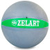 Мяч медицинский медбол Medicine Ball FI-5122-7 7 кг серый-зеленый