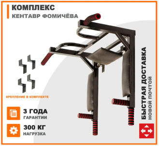 Турник-брусья-пресс, спортивный комплекс Кентавр Фомичёва 10 в 1
