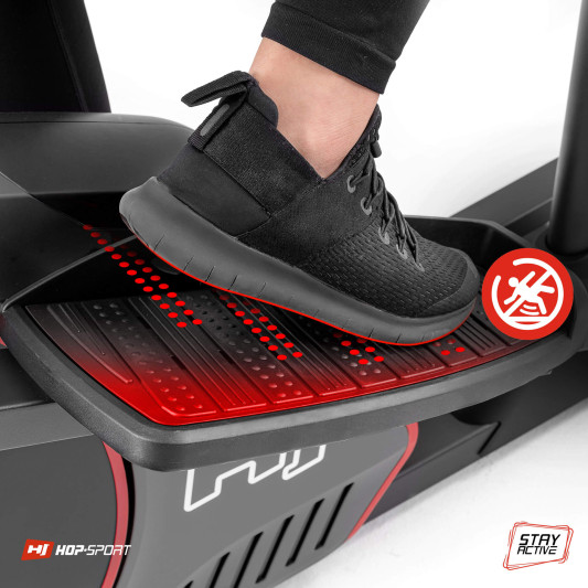 Орбітрек електромагнітний Hop-Sport HS-095C Moon сірий + мат