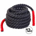 Канат для кроссфита Combat Battle Rope FI-5311-12 12 м черный