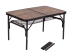 Стол Bo-Camp Decatur 90x60 см Black/Wood look