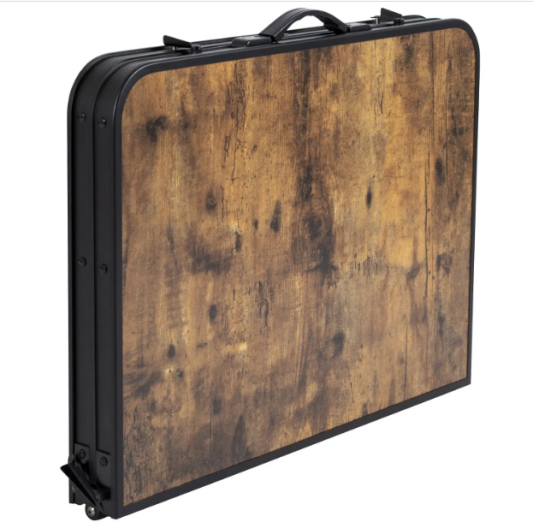 Стол Bo-Camp Decatur 90x60 см Black/Wood look