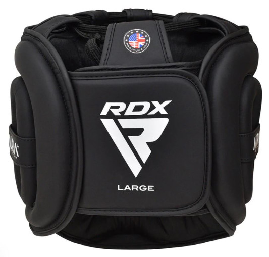 Боксерский шлем RDX T17 Aura Black Gold L