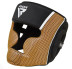 Боксерский шлем RDX T17 Aura Black Gold XL
