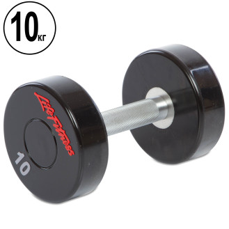 Гантель цельная профессиональная LIFE FITNESS SC-80081-10 1х10 кг
