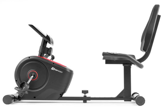Горизонтальний велотренажер магнітний HS-2050L Beat червоний