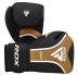 Боксерские перчатки RDX T17 Aura Black Gold 12 ун