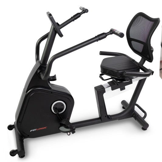 Горизонтальний велотренажер FitLogic B1902R