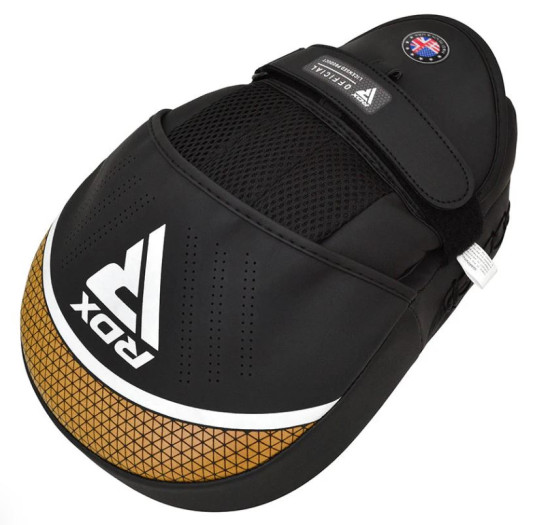 Лапы боксерские RDX T17 Aura Black Gold
