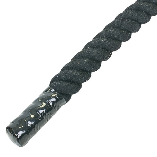Канат для тренировок Combat Battle Rope R-6225-9 9 м черный
