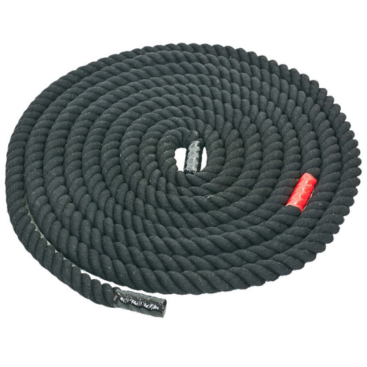 Канат для тренировок Combat Battle Rope R-6225-9 9 м черный
