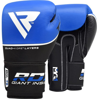 Боксерские перчатки RDX Quad Kore Blue 12 ун