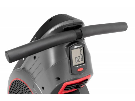 Гребной тренажер воздушный Hop-Sport HS-065AR Talon серый
