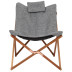 Крісло розкладне Bo-Camp Bloomsbury M Grey