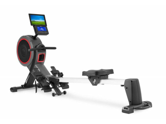 Гребной тренажер аэромагнитный Hop-Sport HS-100AR Roam серый + мат