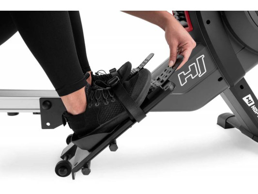 Гребной тренажер аэромагнитный Hop-Sport HS-100AR Roam серый + мат