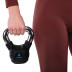 Гири тренировочные цельные обрезиненные с хром.ручкой LiveUp LP8043 4-6 кг