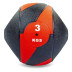 Медбол с двумя ручками Record Medicine Ball FI-5111-3 3 кг черный-красный