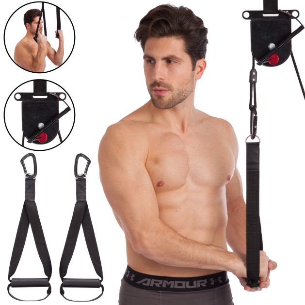 Петли тренировочные подвижным блоком Zelart SUSPENSION SYSTEM AF5004