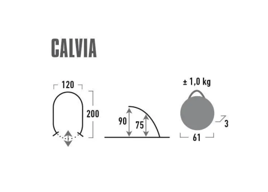 Намет пляжний High Peak Calvia 40 Blue/Grey