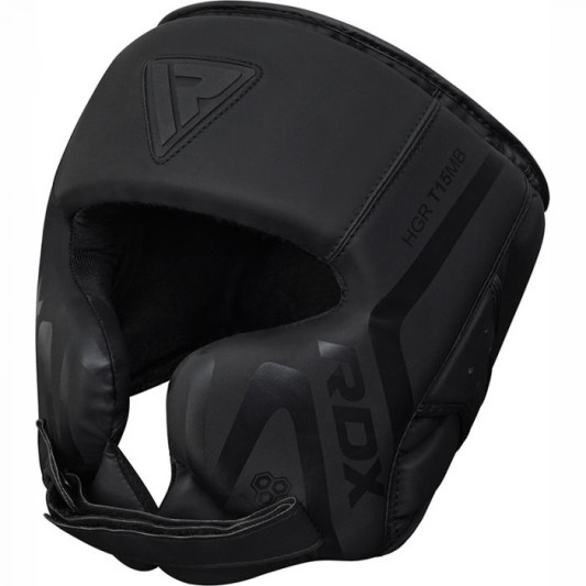 Боксерський шолом RDX T15 Matte Black L