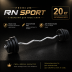 Штанга разборная W-образная Rn-Sport 20 кг с пластиковым покрытием