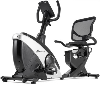 Горизонтальный велотренажер электромагнитный HS-070L Helix iConsole+ серебристый