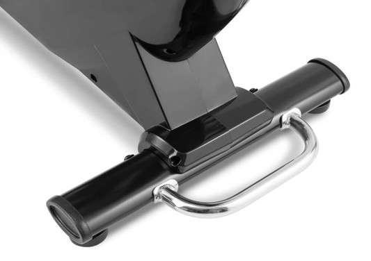 Горизонтальний велотренажер електромагнітний HS-070L Helix iConsole+ сріблястий