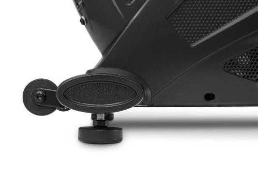 Горизонтальний велотренажер електромагнітний HS-070L Helix iConsole+ сріблястий