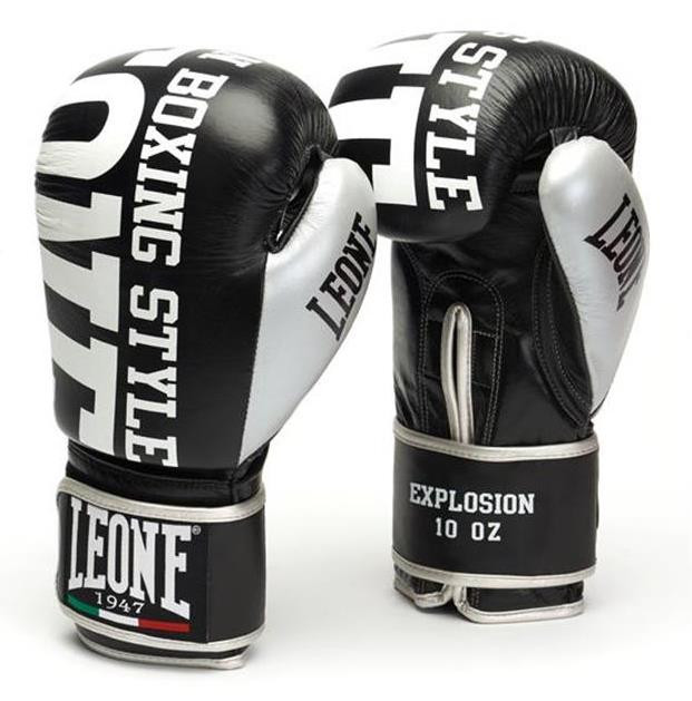 Боксерські рукавиці Leone Explosion Black 12 ун