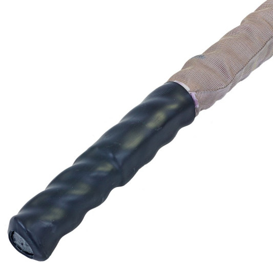 Канат для кроссфита в защитном рукаве Combat Battle Rope Zelart FI-5719-9 9 м черный