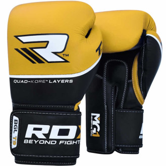 Боксерські рукавиці RDX Quad Kore Yellow 12 ун